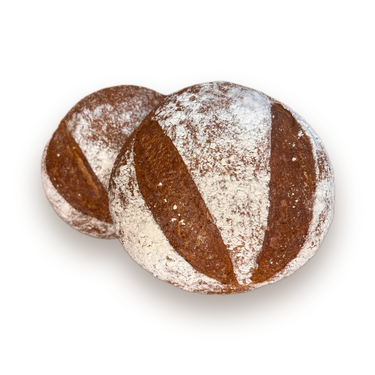 Feines Dinkelbrot mit gleichmäßiger Krume und heller Kruste