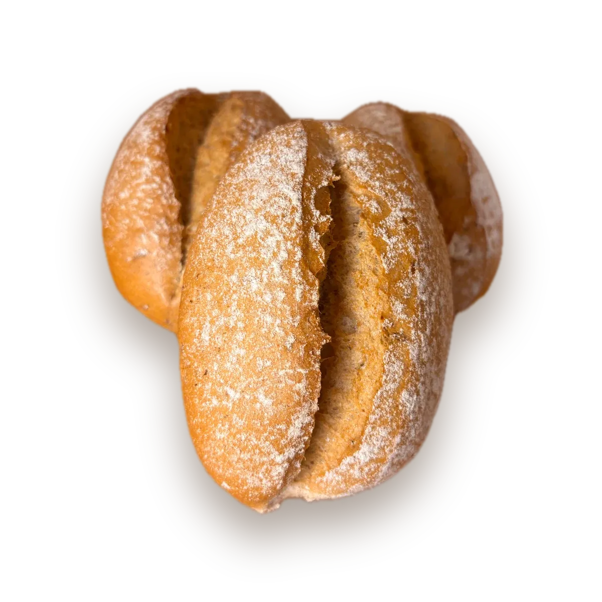 Kipferl mit heller Kruste, klassisch gebogen